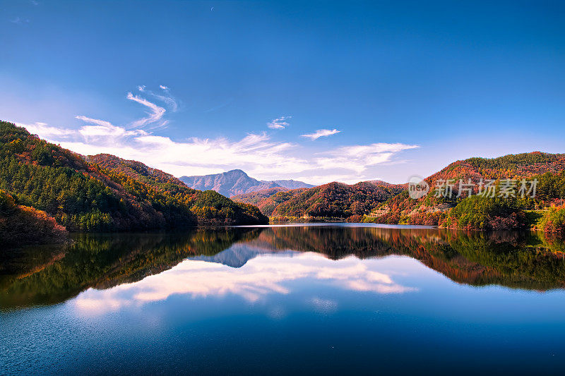 VD702 Yongdam Lake瀑布与倒影